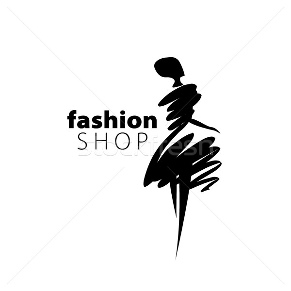 Vecteur logo filles mode illustration fille [[stock_photo]] © butenkow