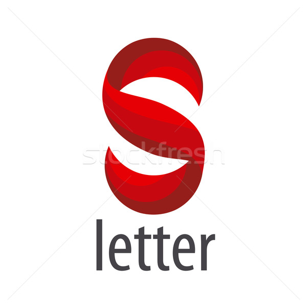 Red abstract vector logo letter S Stock photo © butenkow