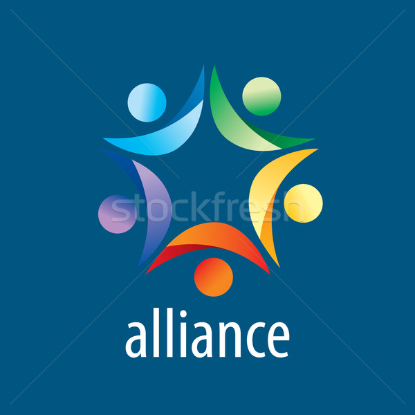 Human Alliance logo Stock photo © butenkow