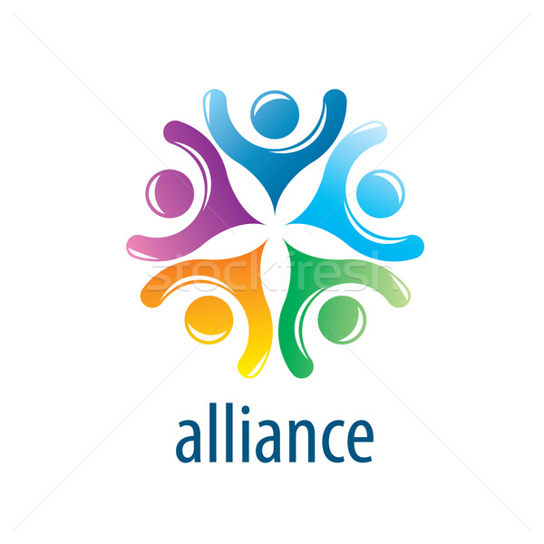 Human Alliance logo Stock photo © butenkow