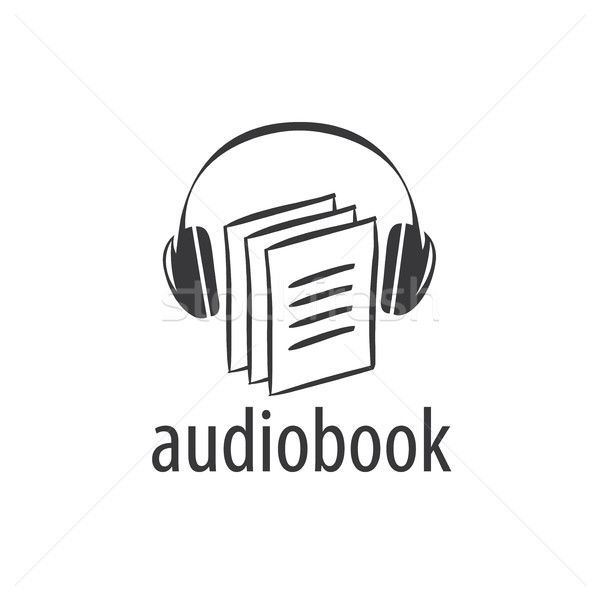 Audiobook. Vector logo template Stock photo © butenkow