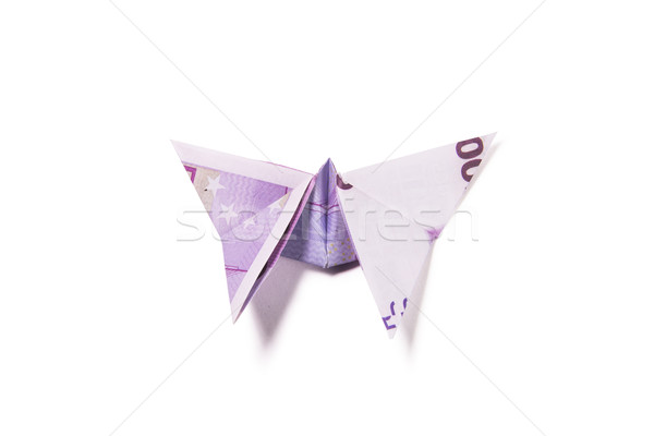euro in the form of butterflies Stock photo © butenkow