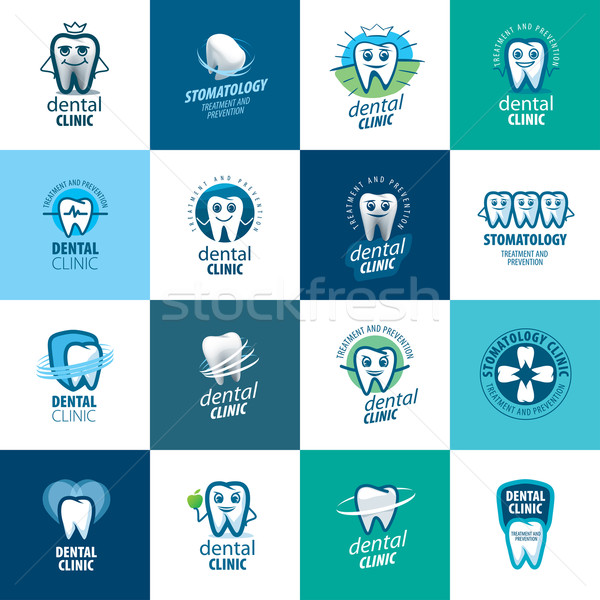 vector logo dentistry Stock photo © butenkow