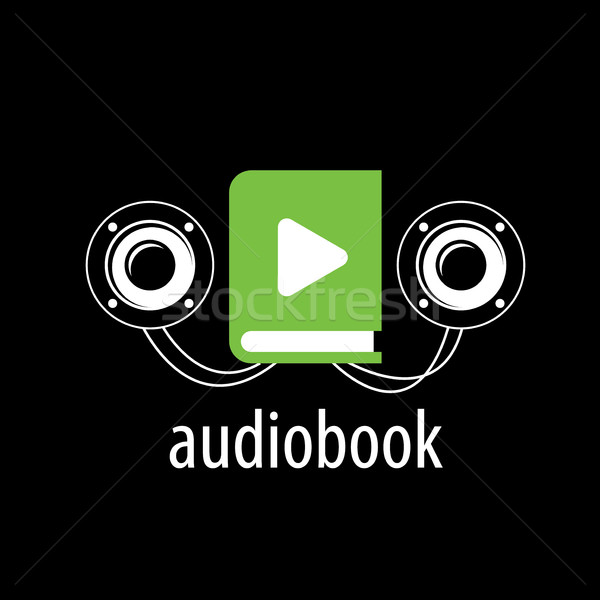 Audiobook. Vector logo template Stock photo © butenkow