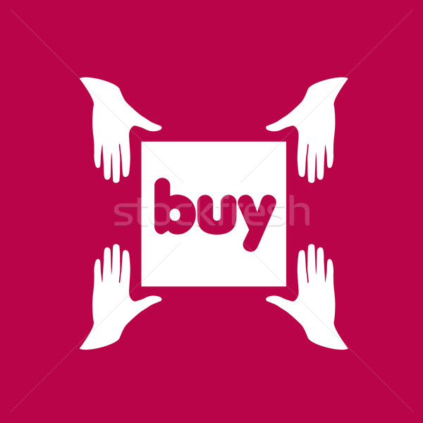 vector shopping logo Stock photo © butenkow