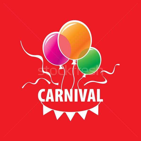 Foto stock: Carnaval · vetor · logotipo · abstrato · modelo · festival