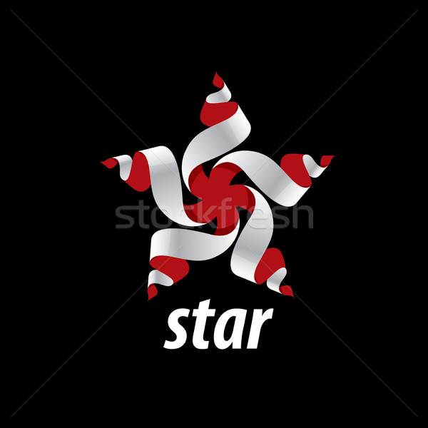 ストックフォト: ベクトル · ロゴ · 星 · 抽象的な · にログイン · ブランド設定