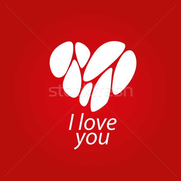 vector logo heart Stock photo © butenkow