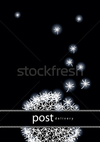 vector flyer glamorous night dandelion Stock photo © butenkow