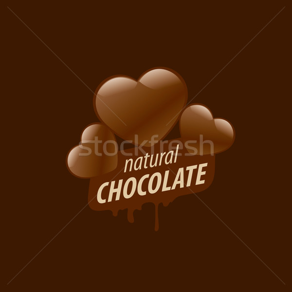 [[stock_photo]]: Vecteur · logo · chocolat · modèle · bonbons · affaires