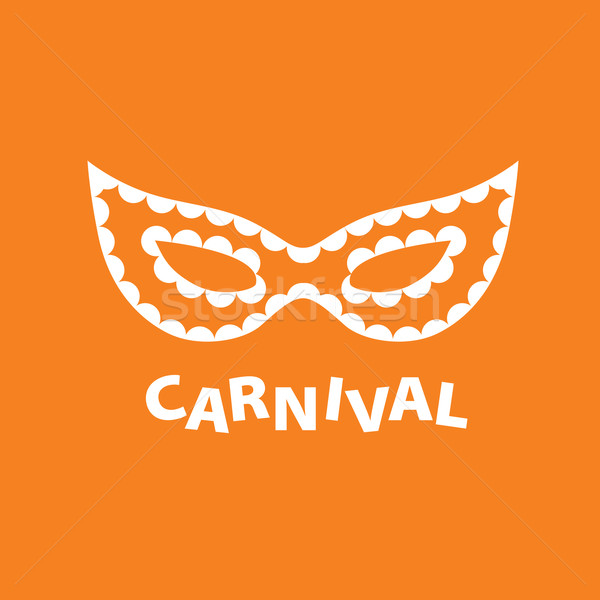 Carnaval vector logo-ul abstract sablon festival Imagine de stoc © butenkow