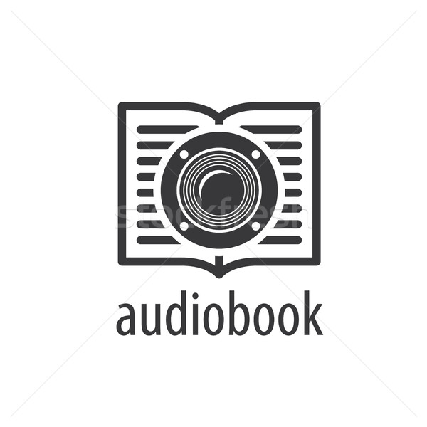 Audiobook. Vector logo template Stock photo © butenkow