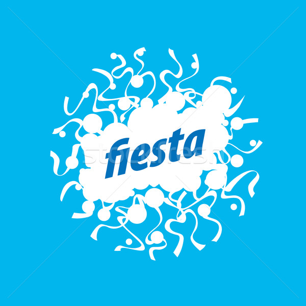 Vacaciones vector logo resumen diseño de logotipo fiesta Foto stock © butenkow