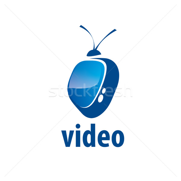 vector logo tv Stock photo © butenkow