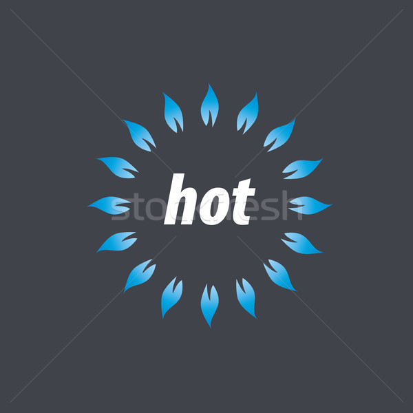 fire vector logo Stock photo © butenkow