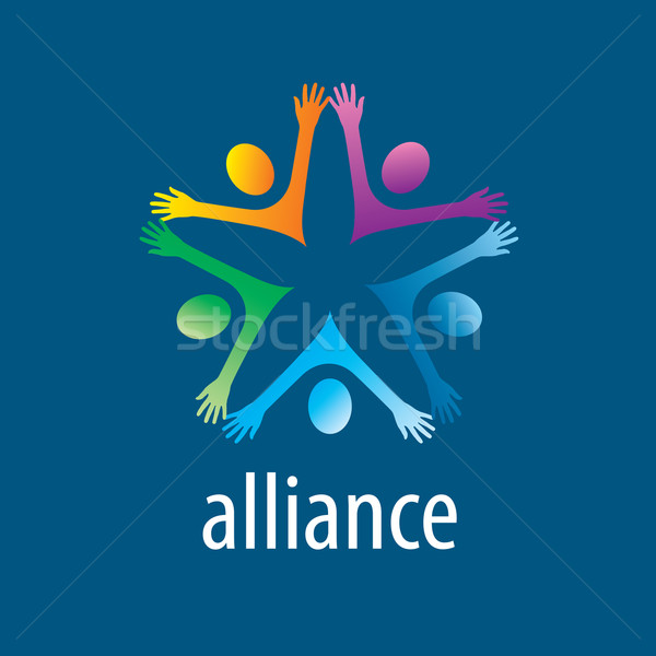 Human Alliance logo Stock photo © butenkow