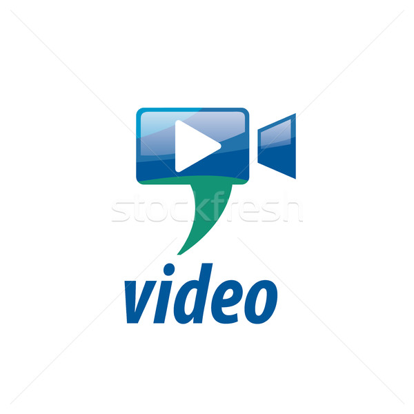 vector logo Camcorder Stock photo © butenkow