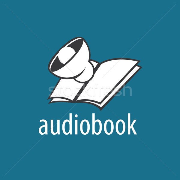 Audiobook. Vector logo template Stock photo © butenkow