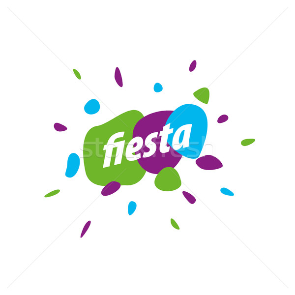 Vacaciones vector logo resumen diseño de logotipo fiesta Foto stock © butenkow