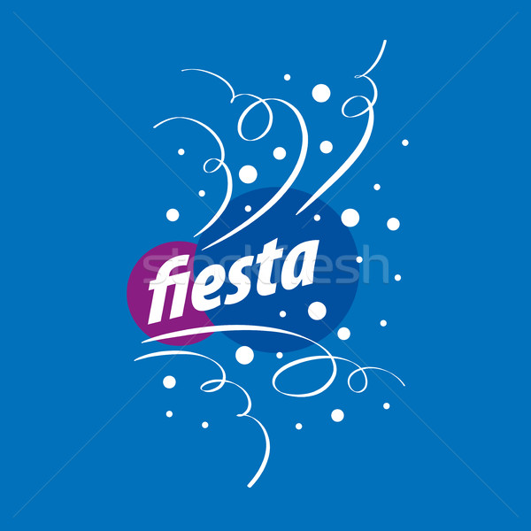 Vacaciones vector logo resumen diseño de logotipo fiesta Foto stock © butenkow