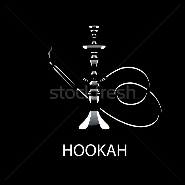 vector logo hookah Stock photo © butenkow