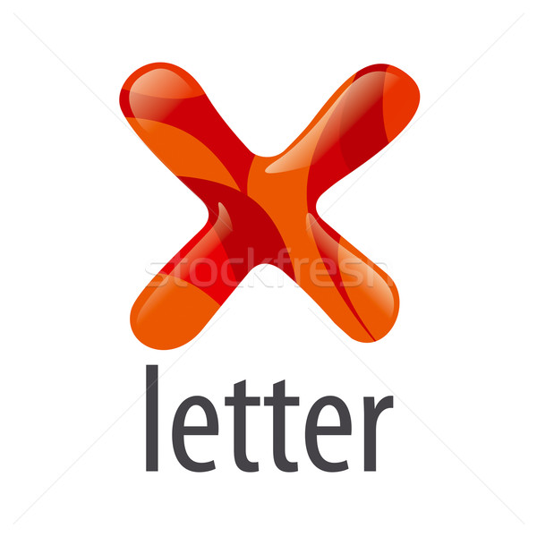 colorful abstract vector logo letter X Stock photo © butenkow