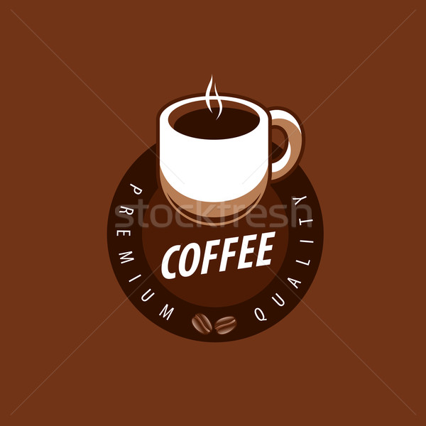 Stok fotoğraf: Vektör · logo · kahve · sıcak · içecek · örnek · dizayn