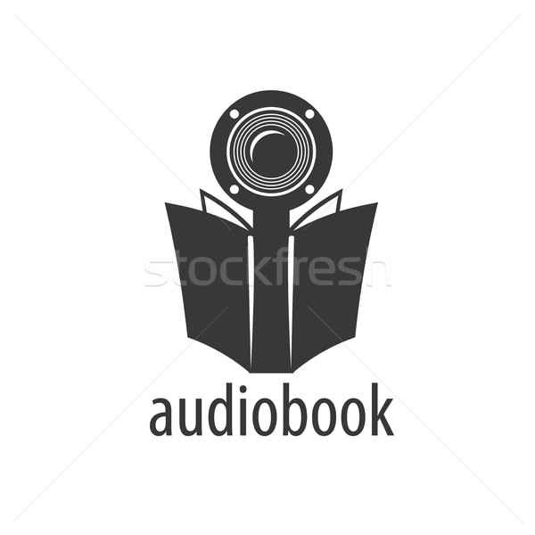 Audiobook. Vector logo template Stock photo © butenkow