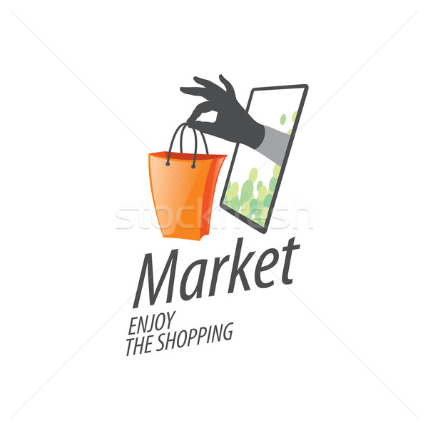 vector shopping logo Stock photo © butenkow