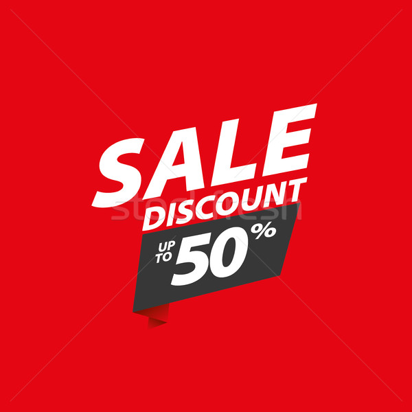 vector sign for discounts Stock photo © butenkow