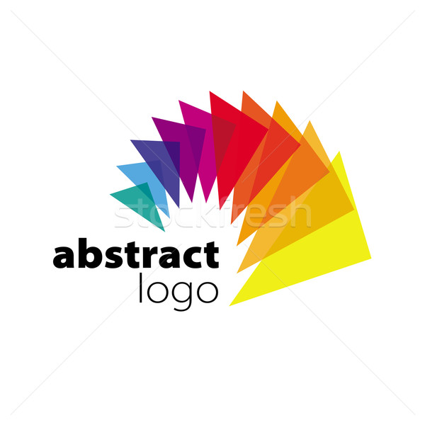 Foto stock: Resumen · vector · logo · espectro · diseno · hoja