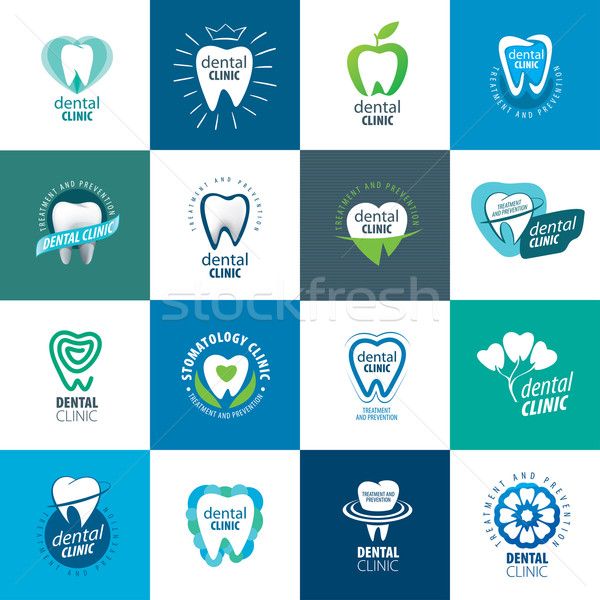 Stock photo: vector logo dentistry