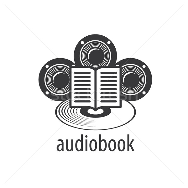 Audiobook. Vector logo template Stock photo © butenkow