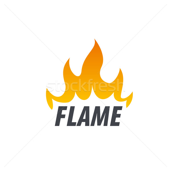 Feu vecteur logo modèle flamme affaires [[stock_photo]] © butenkow