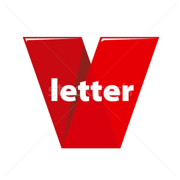 Vektor logo levél űrlap bürokrácia absztrakt Stock fotó © butenkow