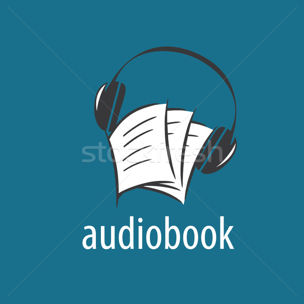 Stock photo: Audiobook. Vector logo template