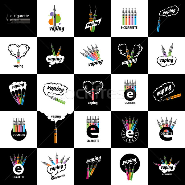 vector logo electronic cigarette vector illustration butenkow (#7737628) | Stockfresh vector logo electronic cigarette vector illustration butenkow (#7737628) | Stockfresh