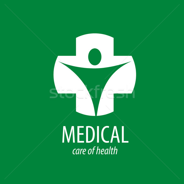 Foto stock: Vetor · logotipo · médico · atravessar · medicina · farmácia