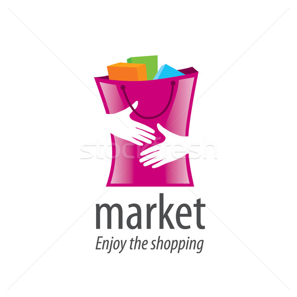 Vector cumpărături logo-ul sablon concepte idei Imagine de stoc © butenkow