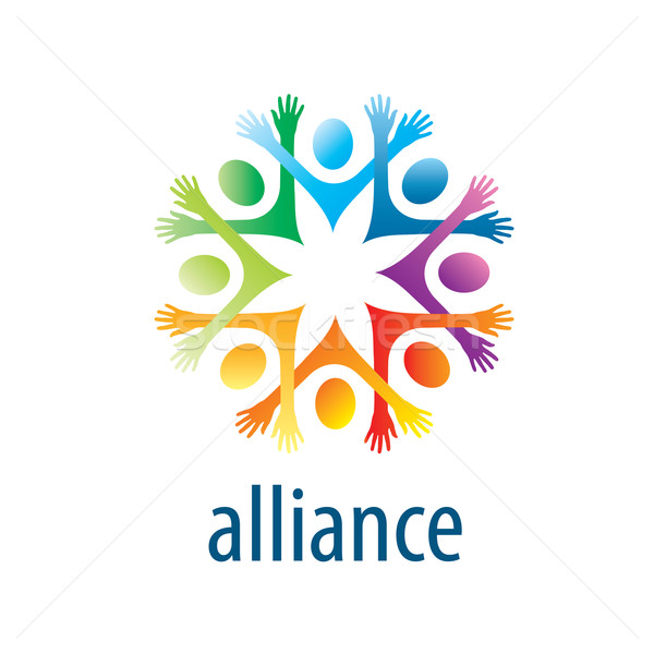 Human Alliance logo Stock photo © butenkow