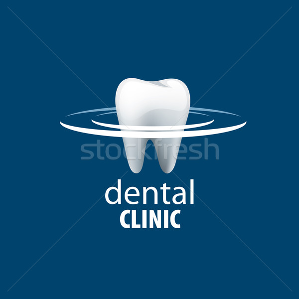 Vektor logo Zahnmedizin Behandlung Vorbeugung Schutz Stock foto © butenkow