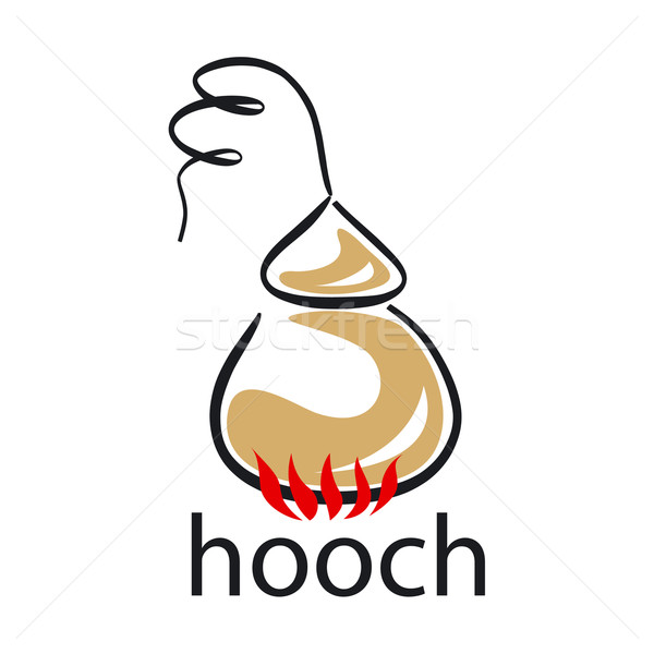 vector logo moonshine to create alcohol Stock photo © butenkow