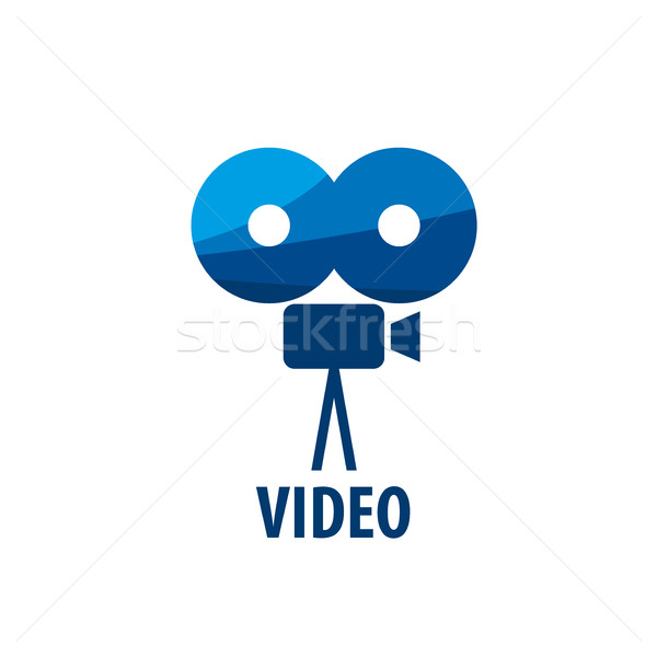 Vektor logo Camcorder Videokamera logo-Design Vorlage Stock foto © butenkow