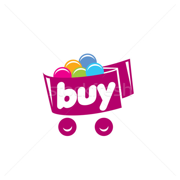 vector shopping logo Stock photo © butenkow