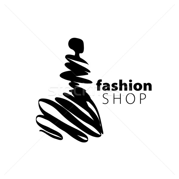 вектора логотип девочек моде иллюстрация девушки Сток-фото © butenkow