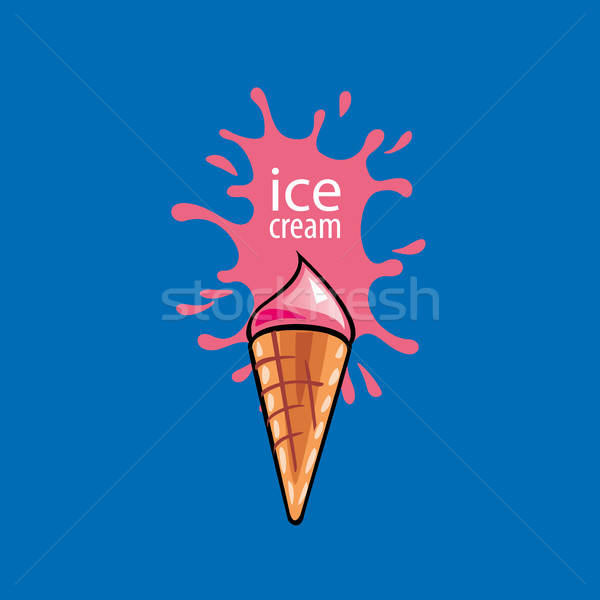 Stock photo: logo ice cream