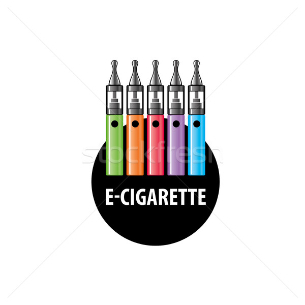 vector logo electronic cigarette Stock photo © butenkow