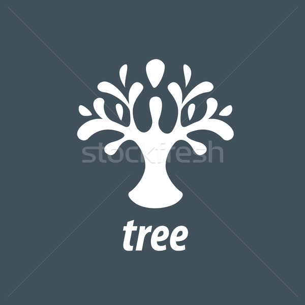 vector logo tree Stock photo © butenkow