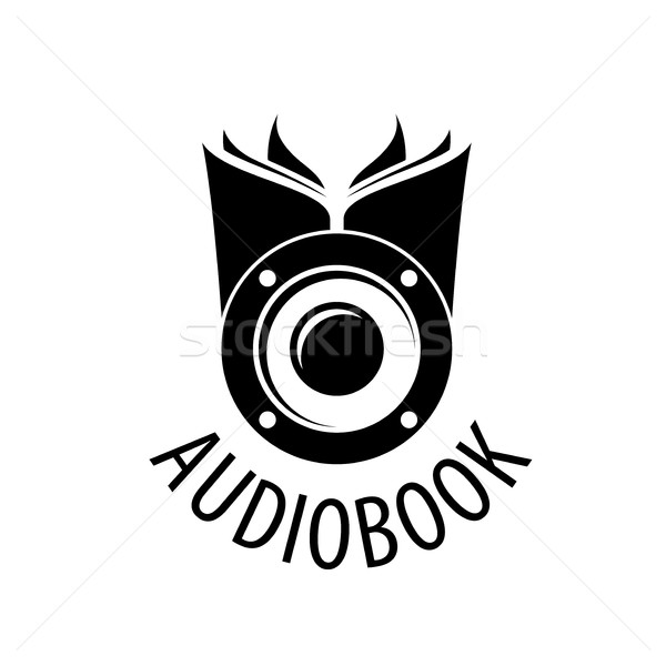 Audiobook. Vector logo template Stock photo © butenkow