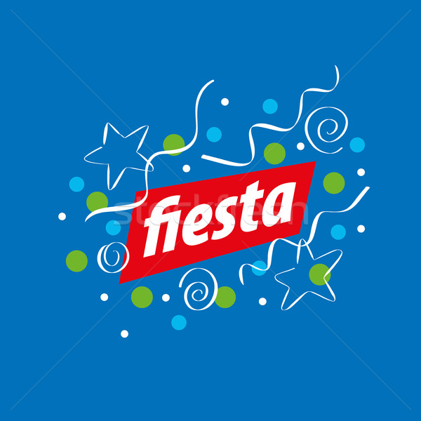 Vacaciones vector logo resumen diseño de logotipo fiesta Foto stock © butenkow